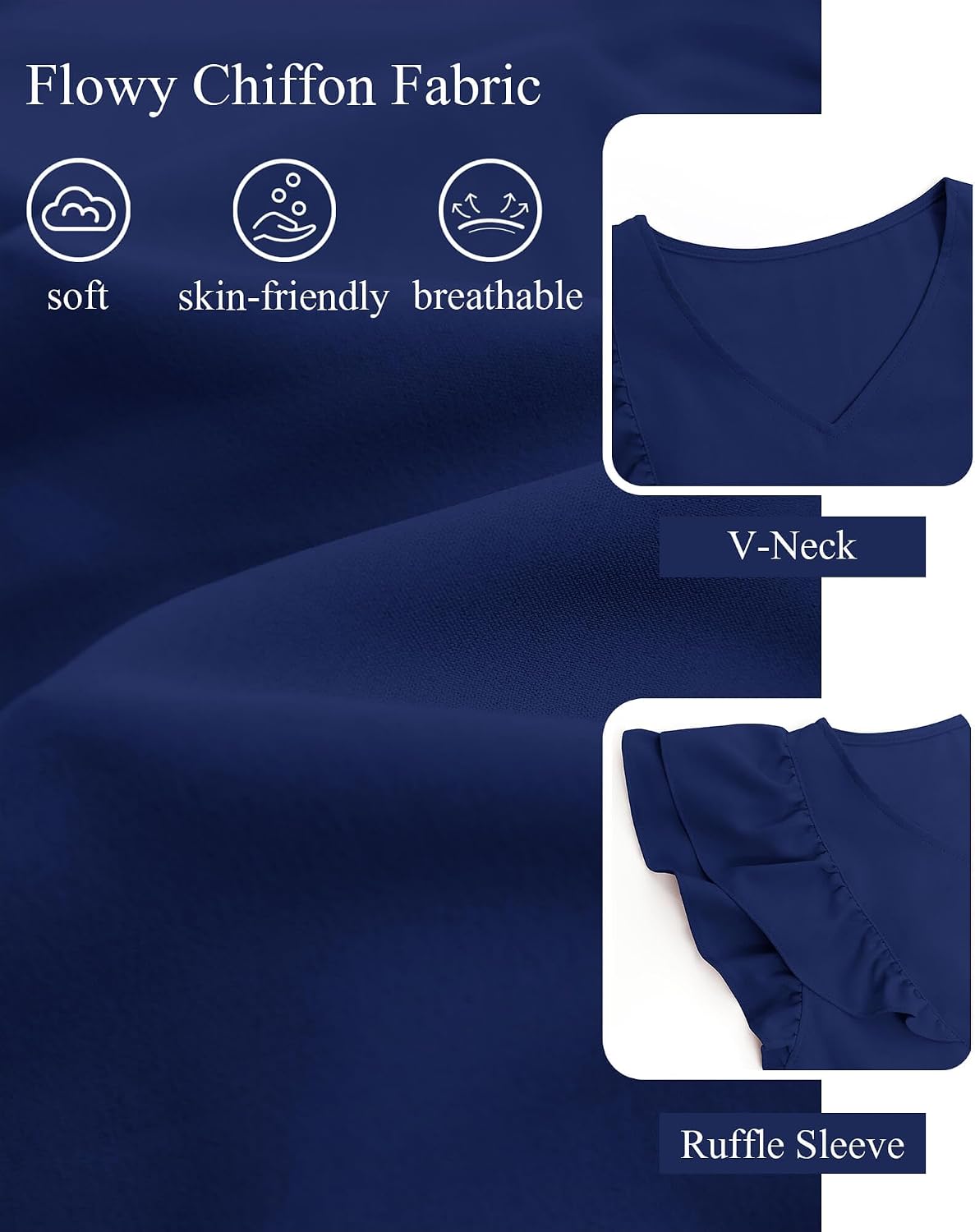 Zwurew Summer Babydoll Dresses for Women 2026 Cute Ruffle Cap Sleeve V-Neck Flowy Swing Mini Dress Sundress image 4