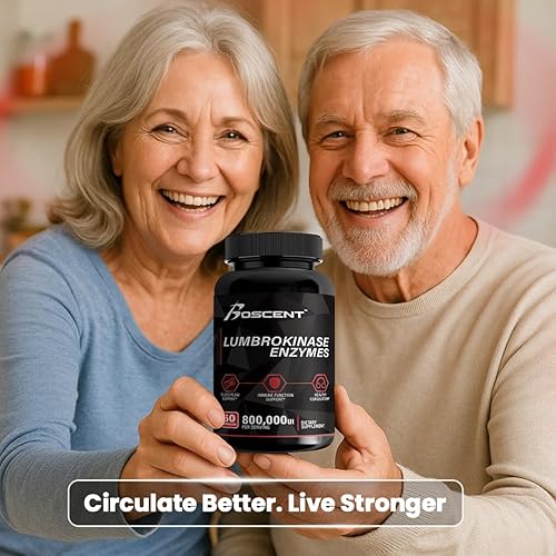 Miniatura 8 de Suplemento de lumbroquinasa de 40 mg (60 cápsulas)  Actividad máxima  800.000 UI  Enzimas lumbroquinasas puras Enzimas digestivas, mejor que el