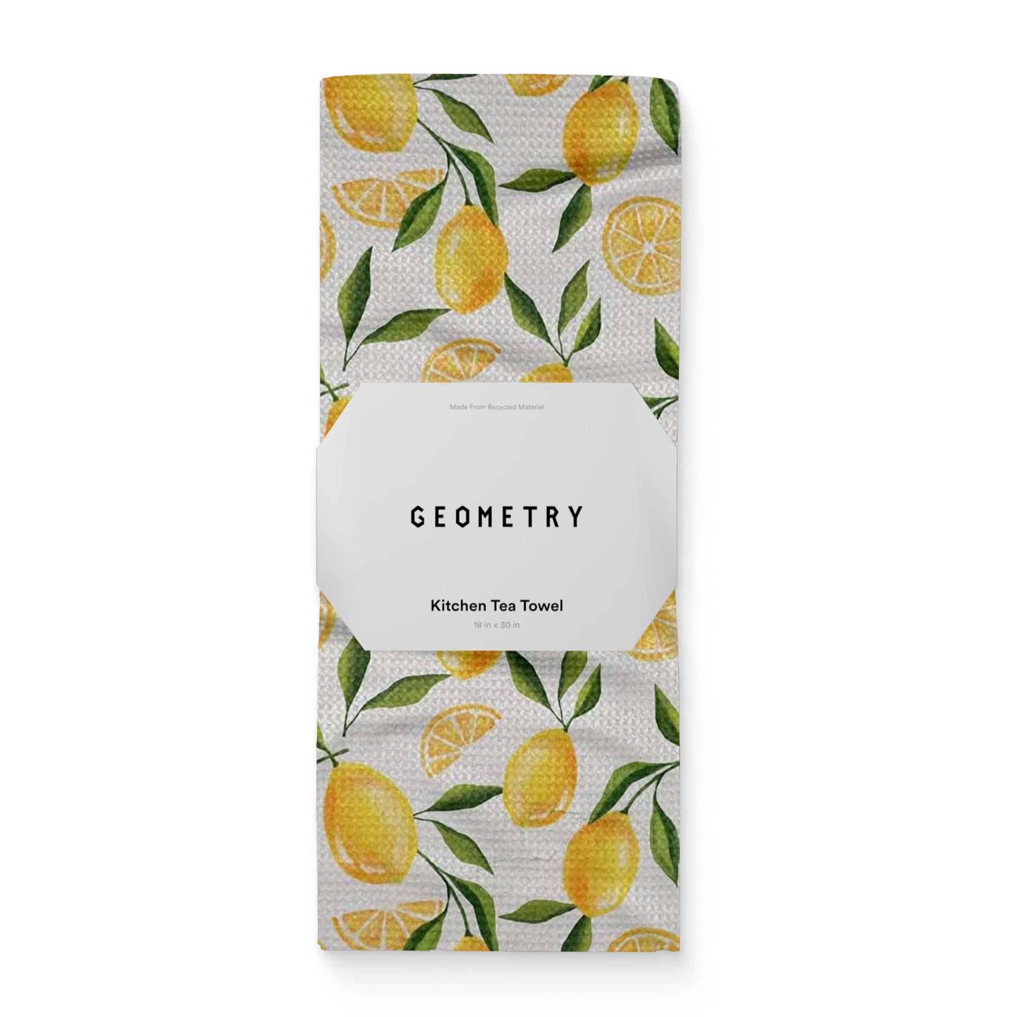 GEOMETRY Spring Kitchen Towel - Lemon Delight
