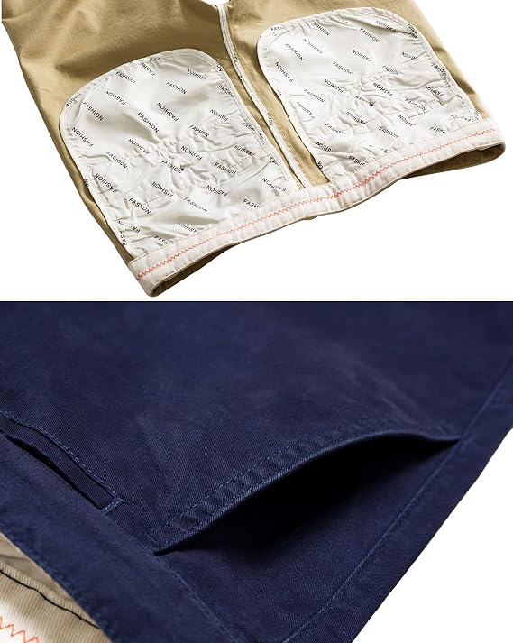 Mens Cropped Chino Pants Skinny Fit Chinos Khaki Pant