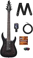Vista 11 de Jackson JS Series Dinky JS20 DKQ 2PT Transparent Black Burst Paquete con cable, afinador, correa, púas y DVD de guitarra Austin Bazaar