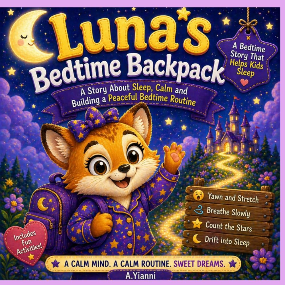 Luna’s Bedtime Backpack: A Story About Sleep, Calm and Building a Peaceful Bedtime Routine (Luna's Little Lessons)