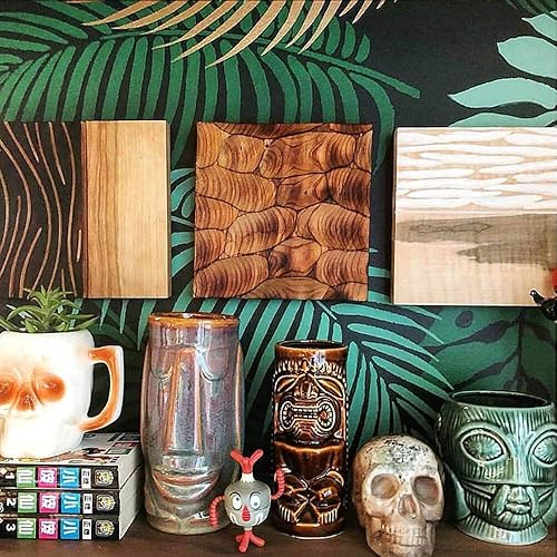 Miniatura 4 de Cutting Edge Stencils Plantilla de pared de hoja de palma grande para pintar - Plantilla reutilizable para paredes - Cambio de imagen de habitación