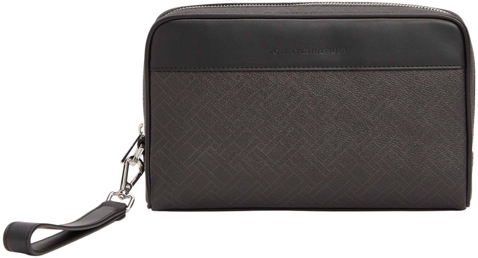 Tommy Hilfiger Bolsa con monograma de la bandera Th AM0AM14146 para hombre, otros accesorios pequeños, negro (negro), talla única