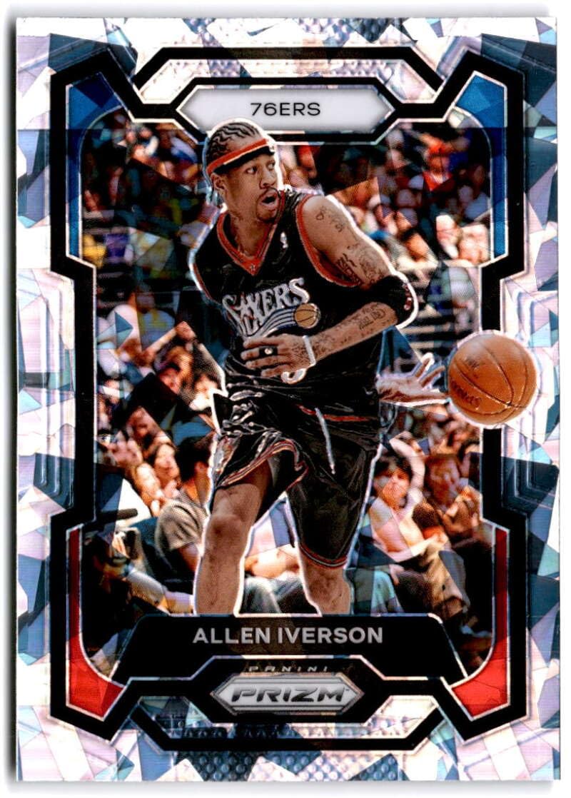 Amazon.com: 2023-24 Panini Prizm Ice Prizm #184 ALLEN IVERSON 