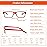 NORPERWIS Reading Glasses 5 Pairs Quality Readers Spring Hinge Glasses for Reading for Men and Women (5 Pack Mix Color -4, 2.50)