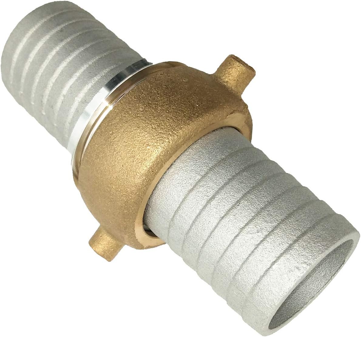 Aluminum Pin Lug Hose Shank Coupling Set, 1.5", 75 PSI