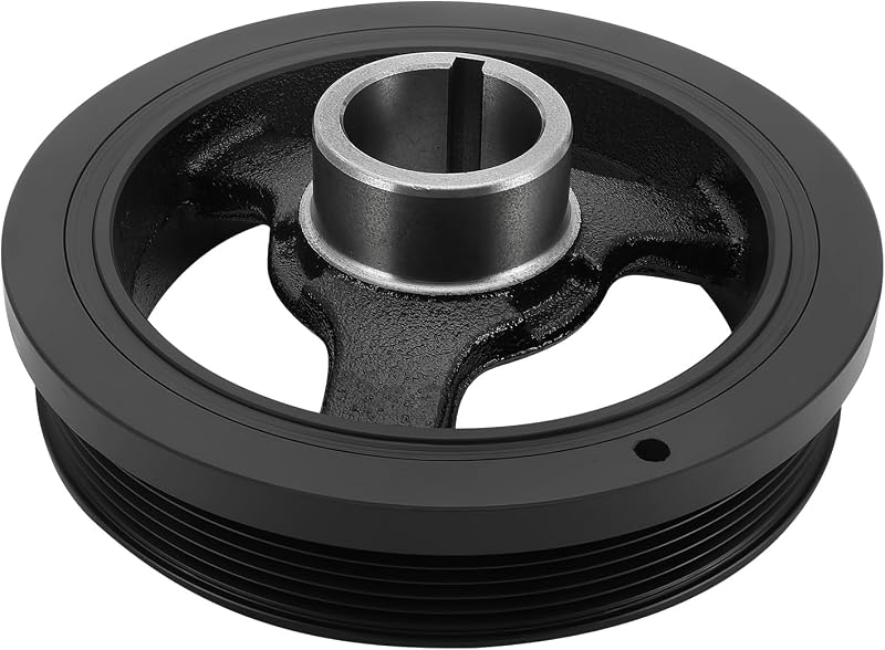 Polia do virabrequim e amortecedor harmônico AULINK AUCPD220 para motores V6 2.8L, 3.0L e 3.6L