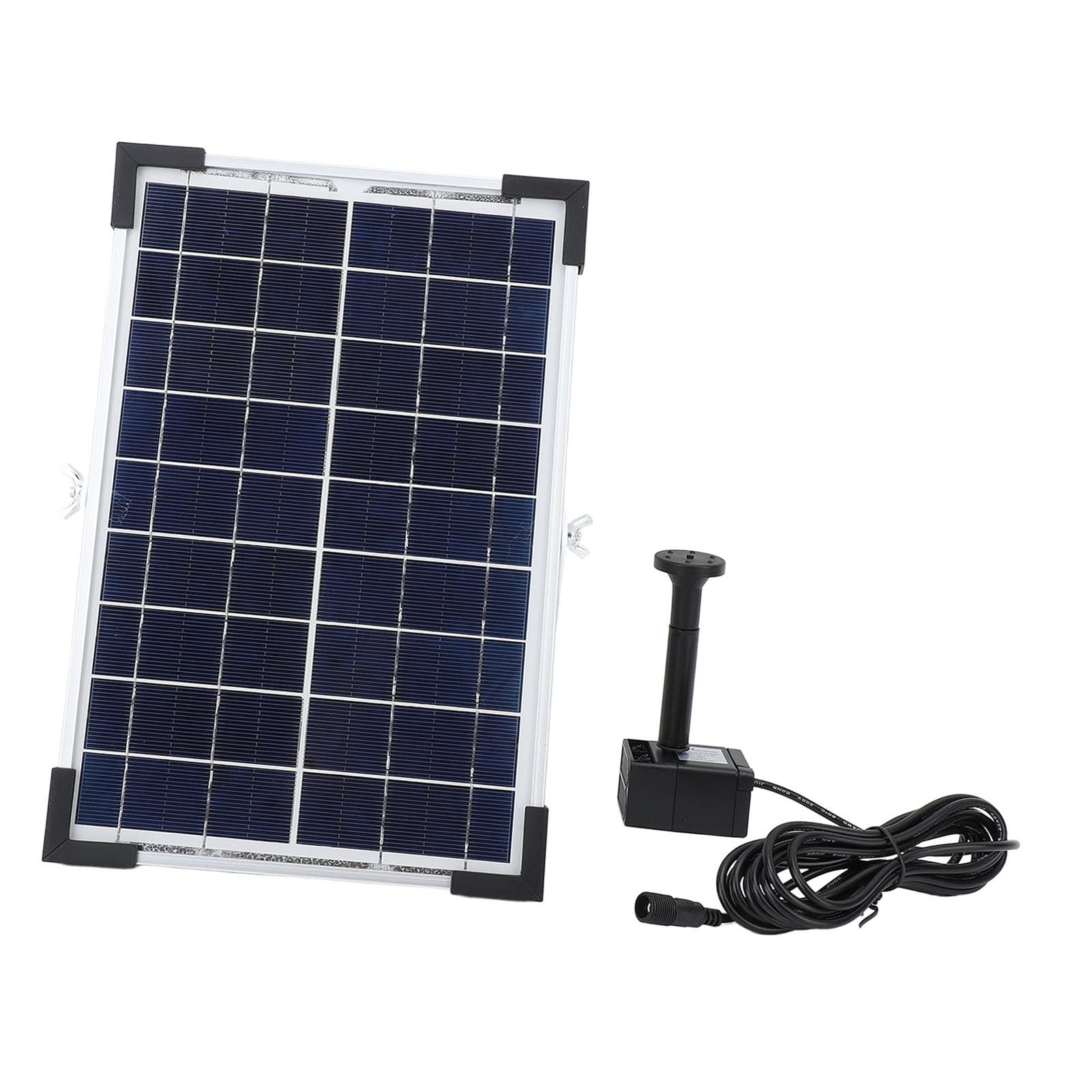 Kit Solare Pompa Fontana Multiuso Durevole per Vasca per Uccelli, Giardino, Cortile, Piscina per Pesci