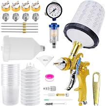 HVLP Spray Gun Kit with 10Pcs 650ML Disposable Paint Cups Car Paint Gun