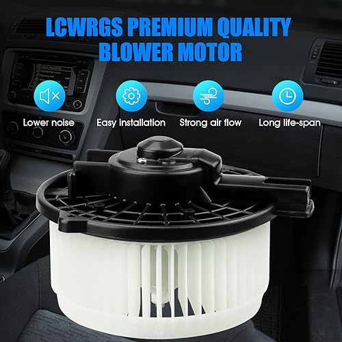 Miniatura 2 de Ventilador de motor de ventilador de calentador de CA delantero para Honda Odyssey Ridgeline Acura RL 2005 2006 2007 2008 2009 2010 Reemplazo #