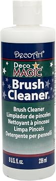 DecoArt DS3-9 DecoMagic Brush Cleaner, 8-Ounce, DecoMagic Brush Cleaner