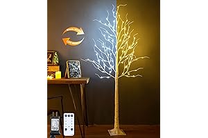 Lighted Birch Tree 6 Feet