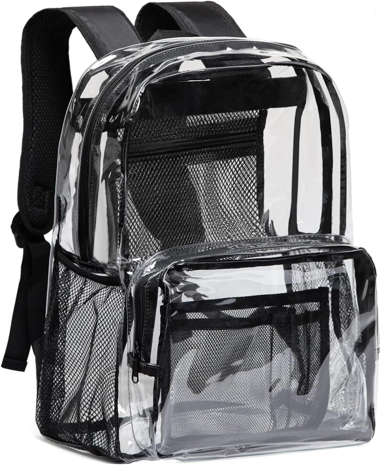 Clear Backpack for School, Heavy Duty Transparent Bookbag