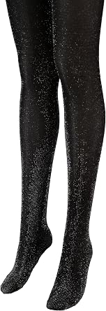 TBFT sexy black or grey glitter sparkly shimmery 60D tights stockings pantyhose leggings for women one pair Christmas