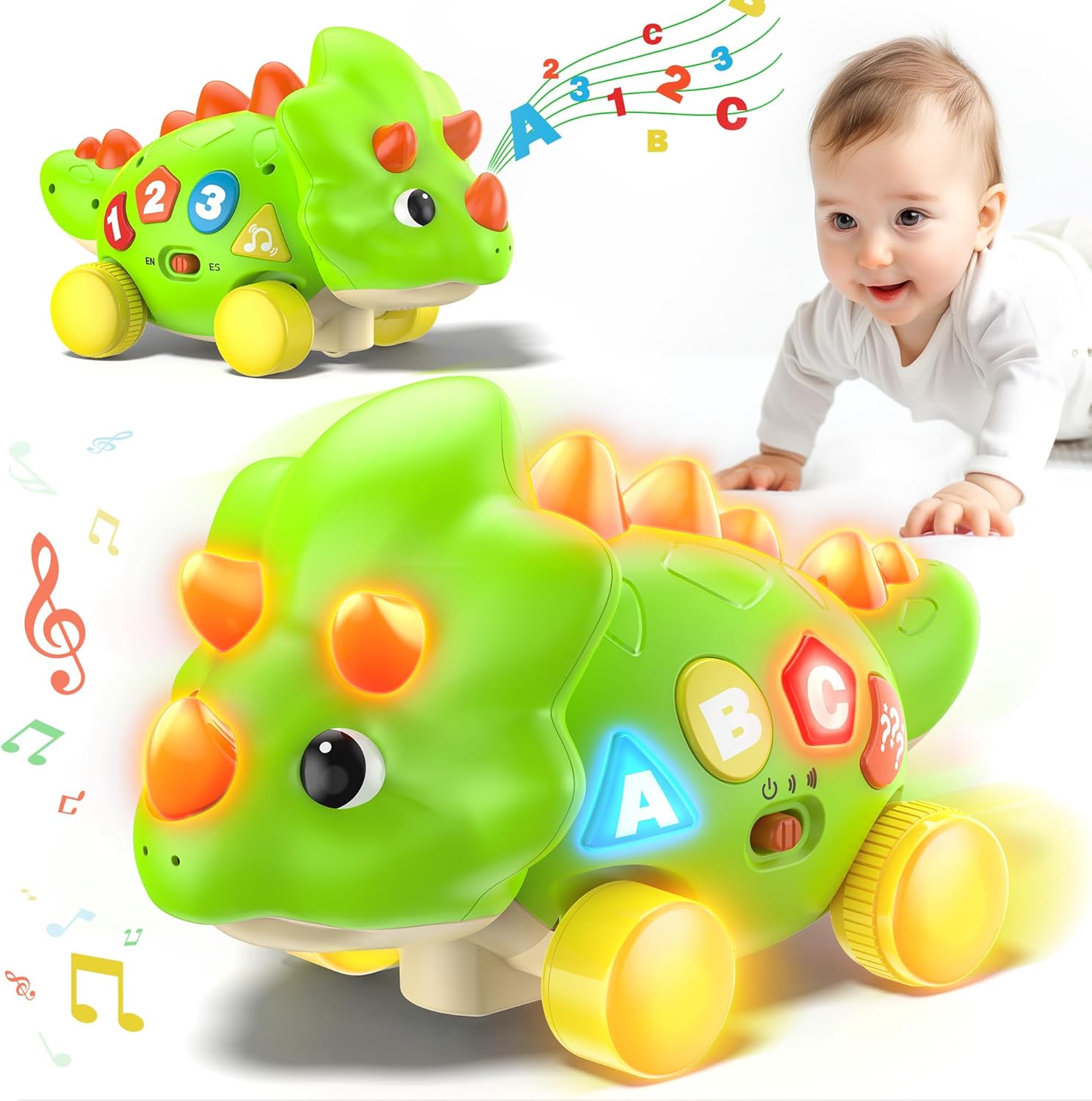 Musical Dinosaur Crawling Baby Toys for Year Old Nigeria Ubuy