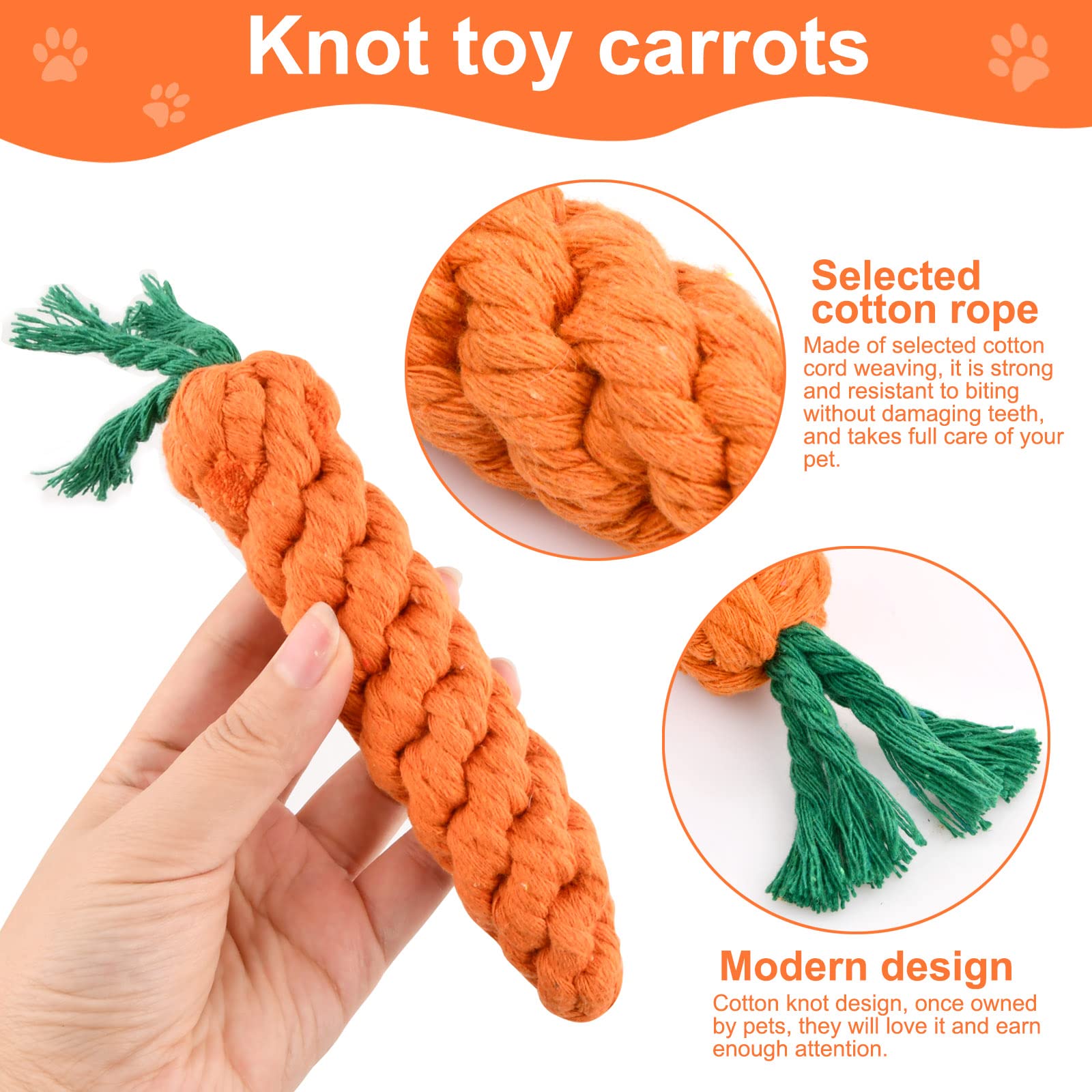 YZROHYI Hundespielzeug Karotten - Kauspaß & Zahnpflege Für Hunde