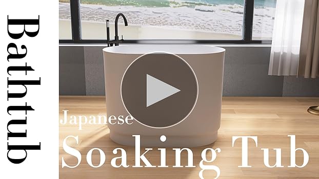 MINNANO SEPARATE BATH ＆ TOILET XXL Jetted Freestanding Tub – Feronia71EWJ 71 x 35 inch End