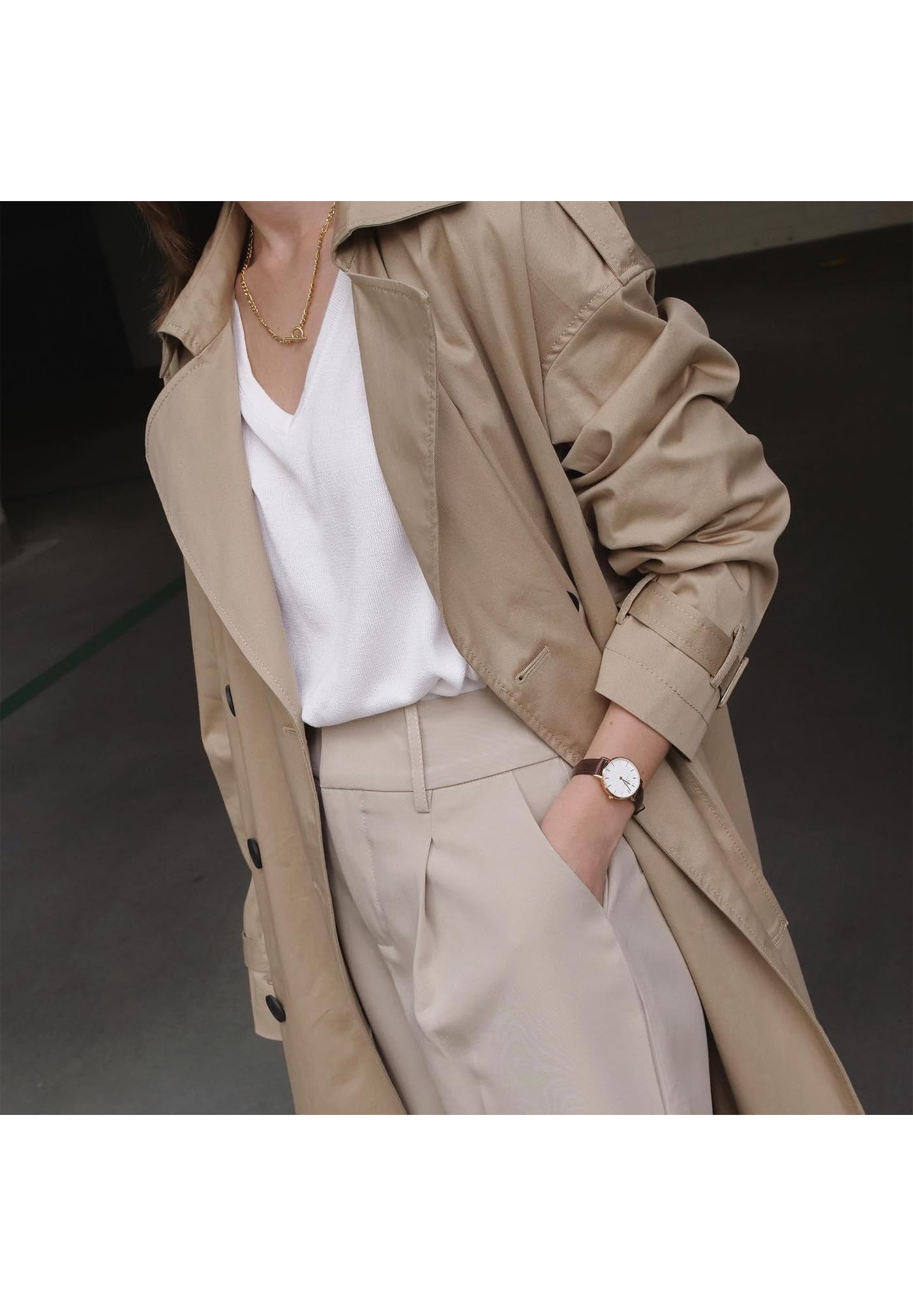 Daniel Wellington Petite St Mawes, Braun/Roségold Uhr, 28mm, Leder, für Damen