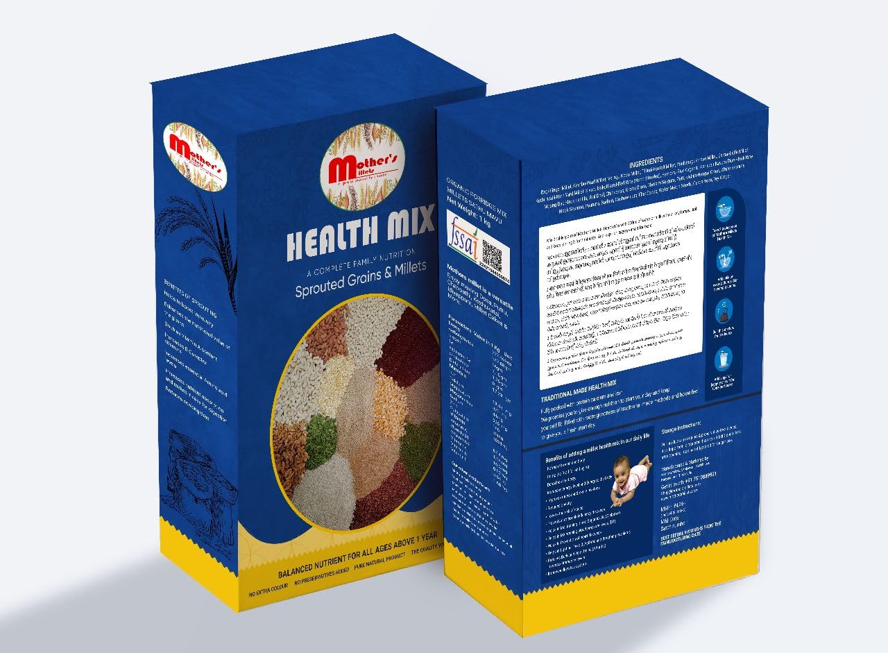 Buy Mother's Millets Brand 1kg Pure Millets MIX Millets Sprouted