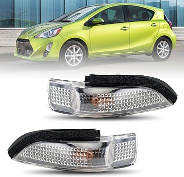 Car Rearview Mirror Turn Signal Indicator Light For Toyota Corolla/RAV4/Camry/Yaris/Prius C/Avalon 2012 2013 2014 2015 2016 Left and Right