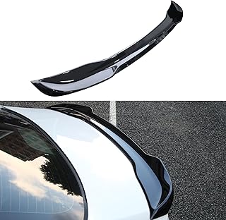 Spoiler for Civic Sedan 2025-2022 Without Drilling ABS Rear Trunk Spoiler Wing for Civic Sedan Hybrid (Glossy Black)