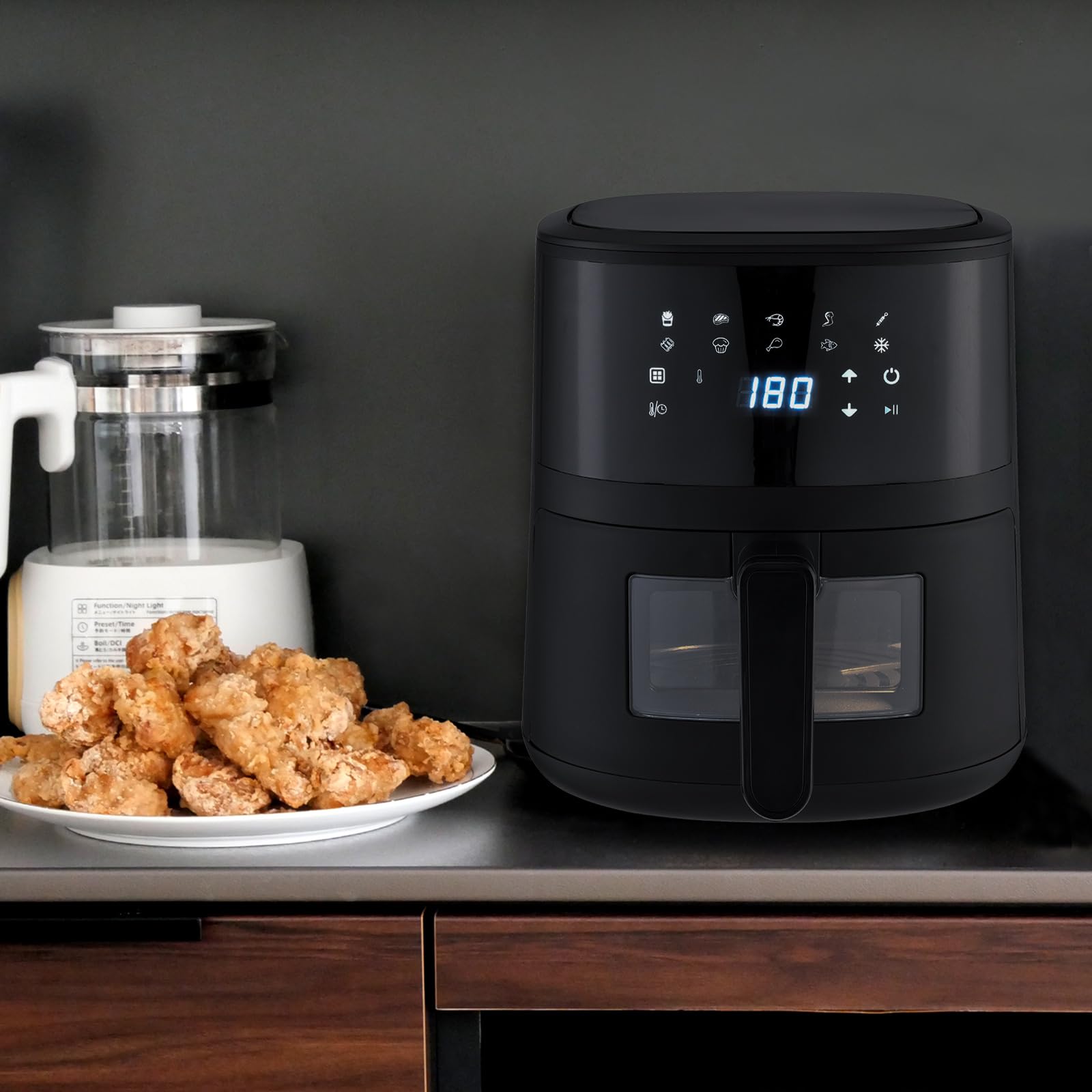 Amazon.co.jp: 【油にはもう、頼らない。】 電気フライヤー 4.5L