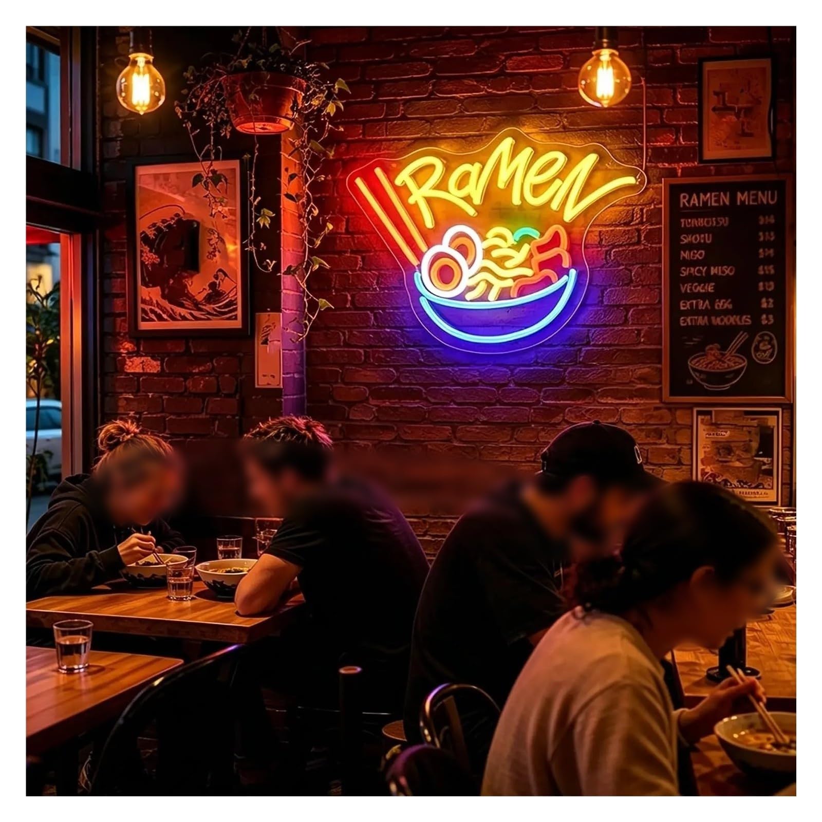 Insegna al Neon Insegna Al Neon LED Ramen Bowl