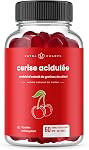 Gommies de cerises de tart - 3000mg Supplément avec extrait de graines de Celery - Vitamine gommy concentrée de cerise de tart végétalien - 60 gommies (emballage de 1)