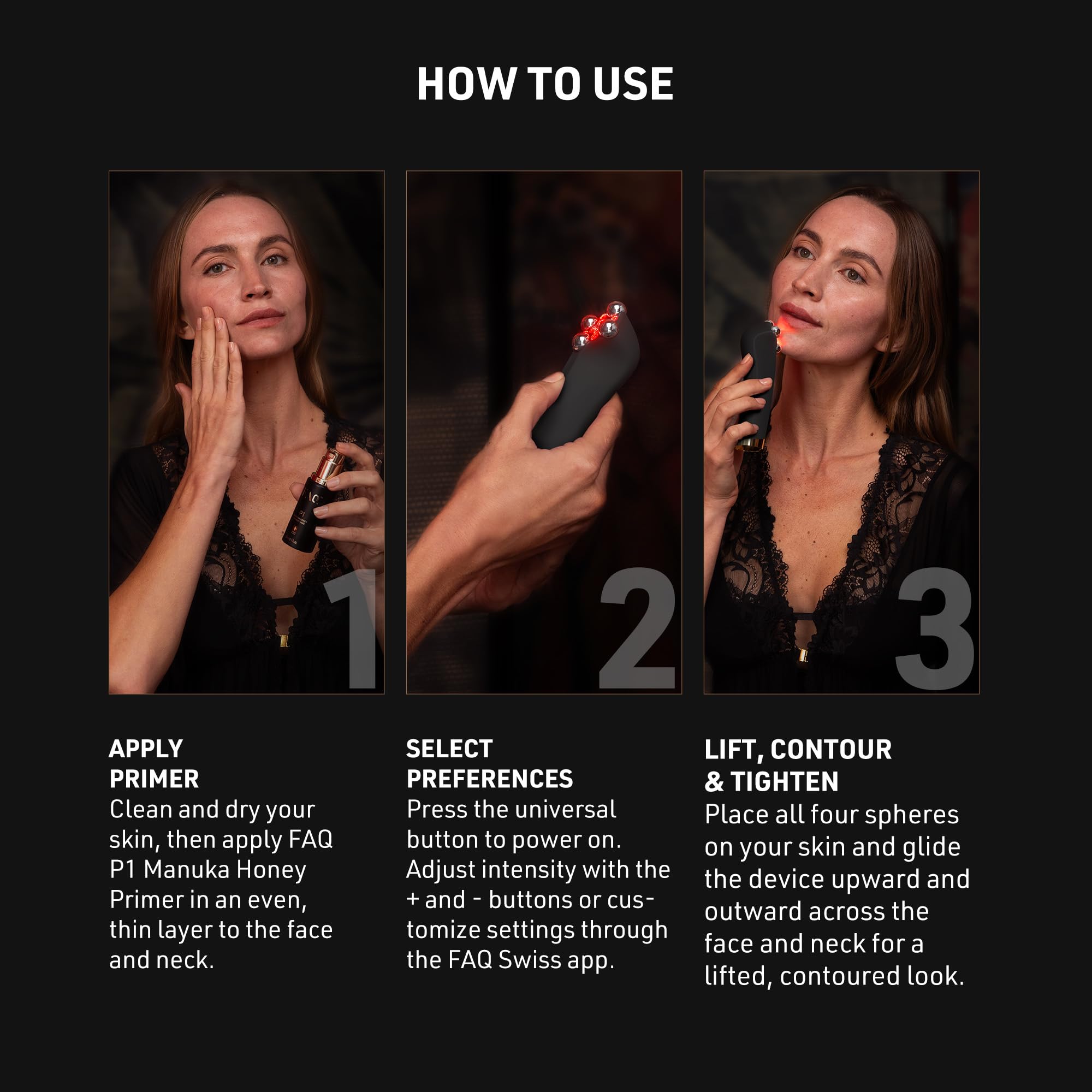 FAQ 402 lifting facial con microcorriente - LED infrarrojo | Dispositivo microcorriente, Masajeador facial, Lifting, Luz infrarroja, LED rojo, Drenaje linfático, Tonificación, IA