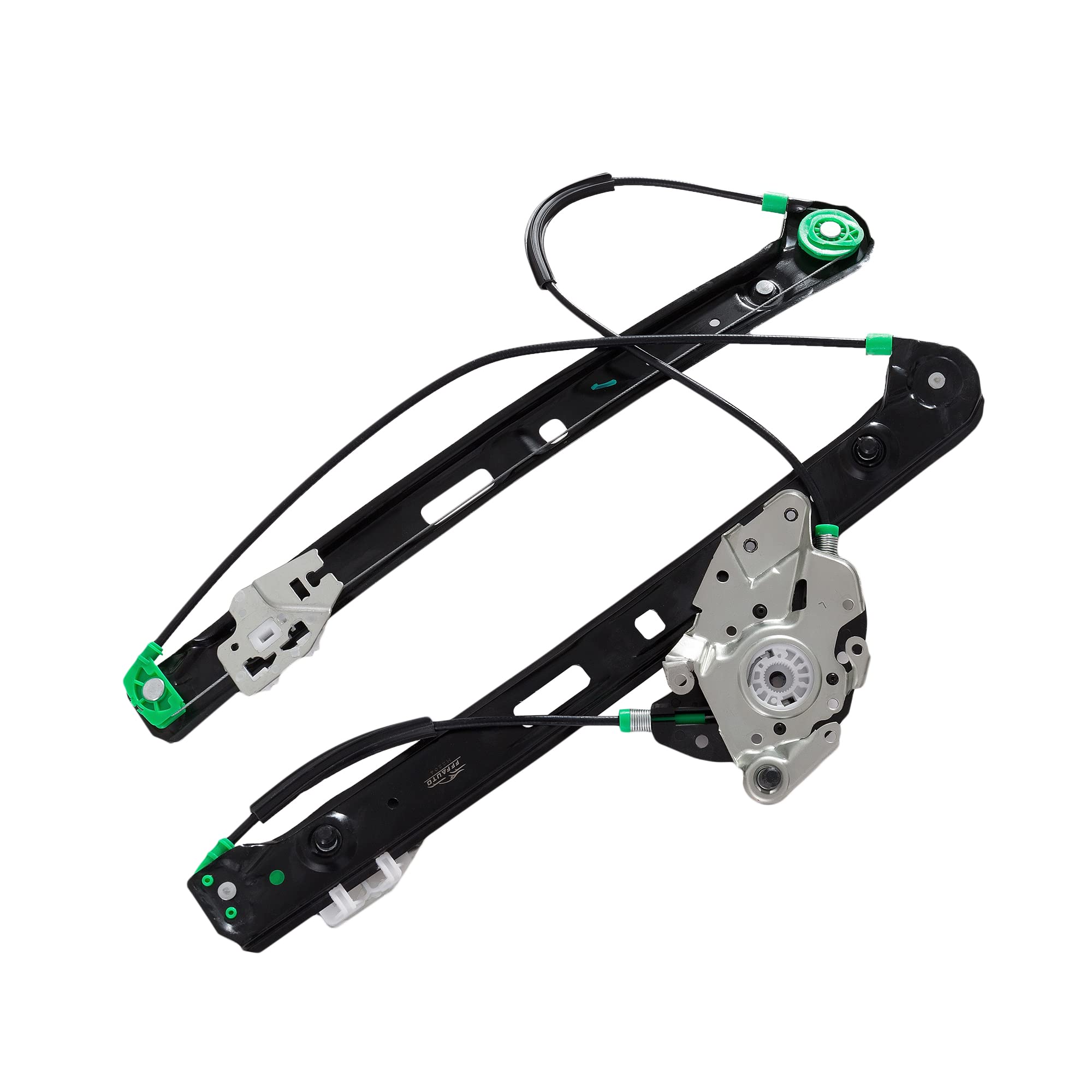 Photo 1 of FFFauto 740-484 Front Driver Side Window Regulator Without Motor compatible with 1999-2005 BMW E46 323i 325i 325xi 328i 330i 330xi.