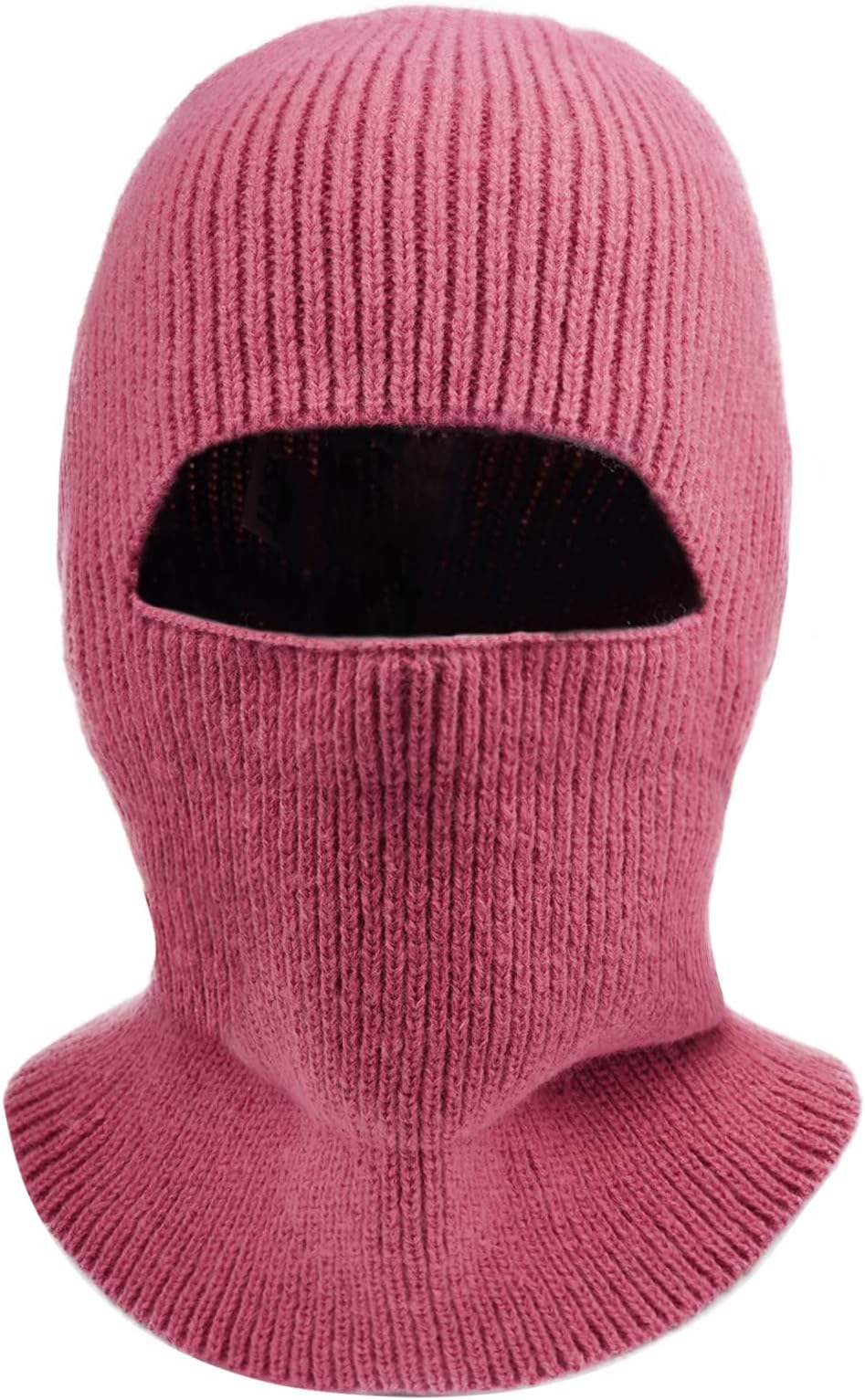 CLAPE Balaclava Ski Mask Warm Face Mask for Cold Weather Balaclava Knitted Cap Mens 2-in-1 Hat Snow Mask Neck Warmer Hood