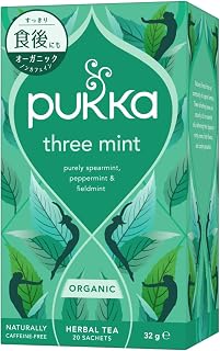 pukka 3 薄荷 有机香草茶 20TB (有机) 1.6克 (x 20)