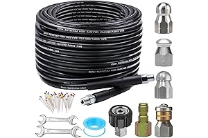 Sewer Pipe Cleaning Kit for Pressure Washer: Unclog Your Drains Effortlessly