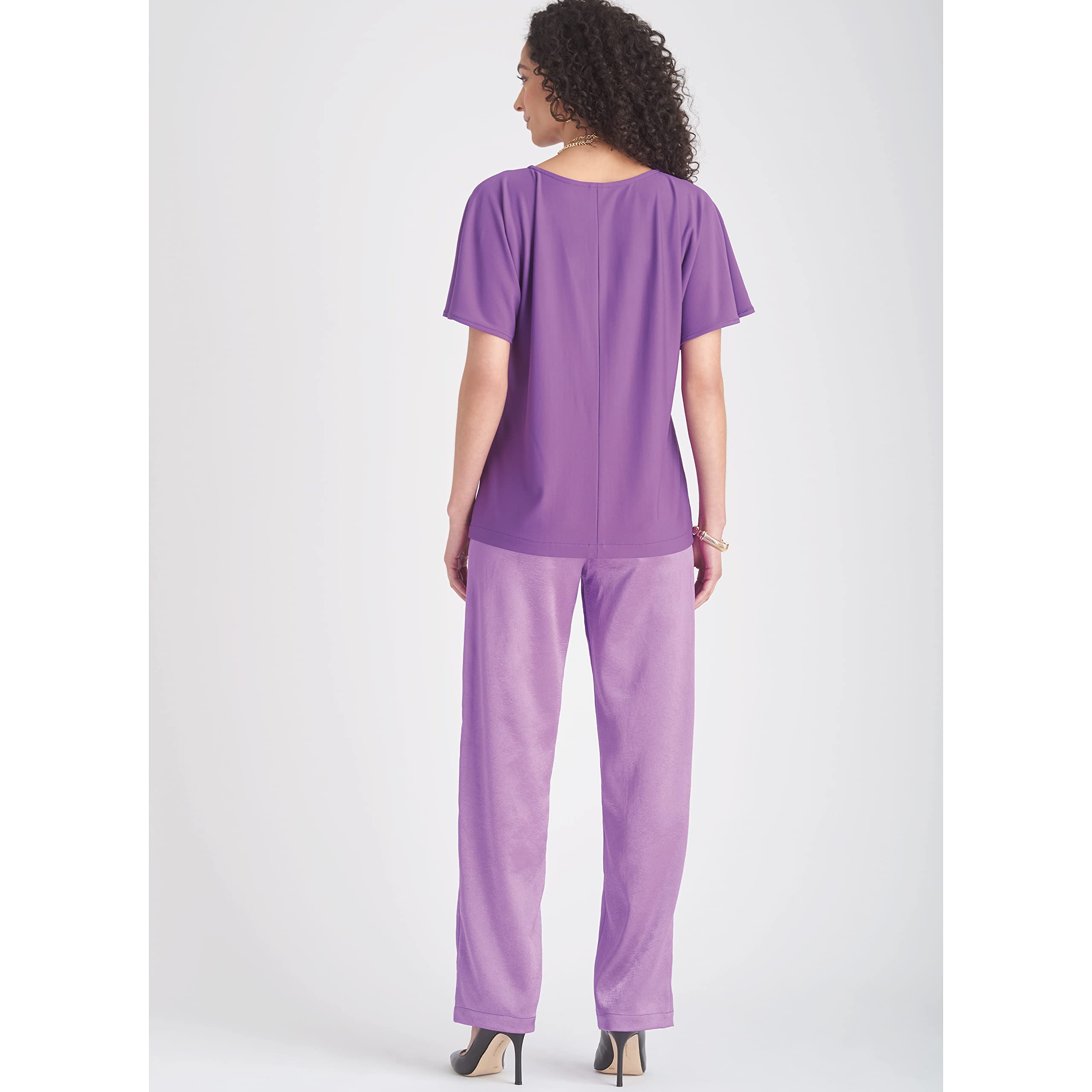 Cartamodello SIMPLICITY SS9820Y5 – Abiti E Coprispalle In Maglia, Taglie 18-26, Per Cucito Creativo - 4