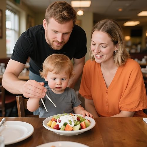 Miniatura 2 de 4 pares de palillos para niños, juego de palillos de entrenamiento, palillos de aprendizaje, desmontables para principiantes, niños, aptos para