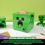 Minecraft Green Creeper 2-Slice Toaster for Bagels, Waffles, and Breads | Features 6 Settings with Defrost Option | Imprints Creeper Symbol On Bread