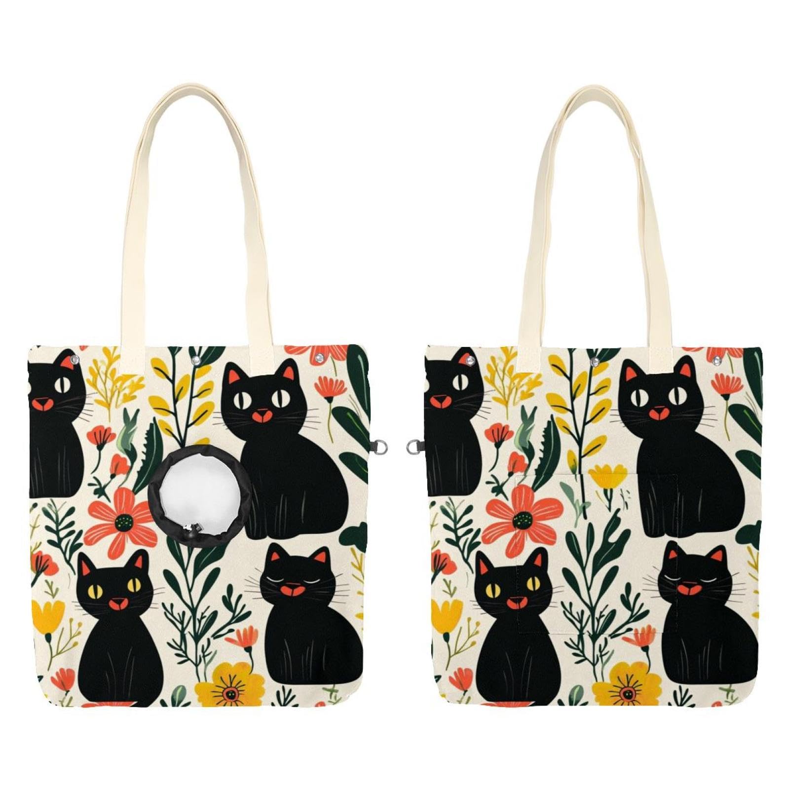 Sac en toile pour animal domestique Show Head pour transporter votre chat stressé sans effort