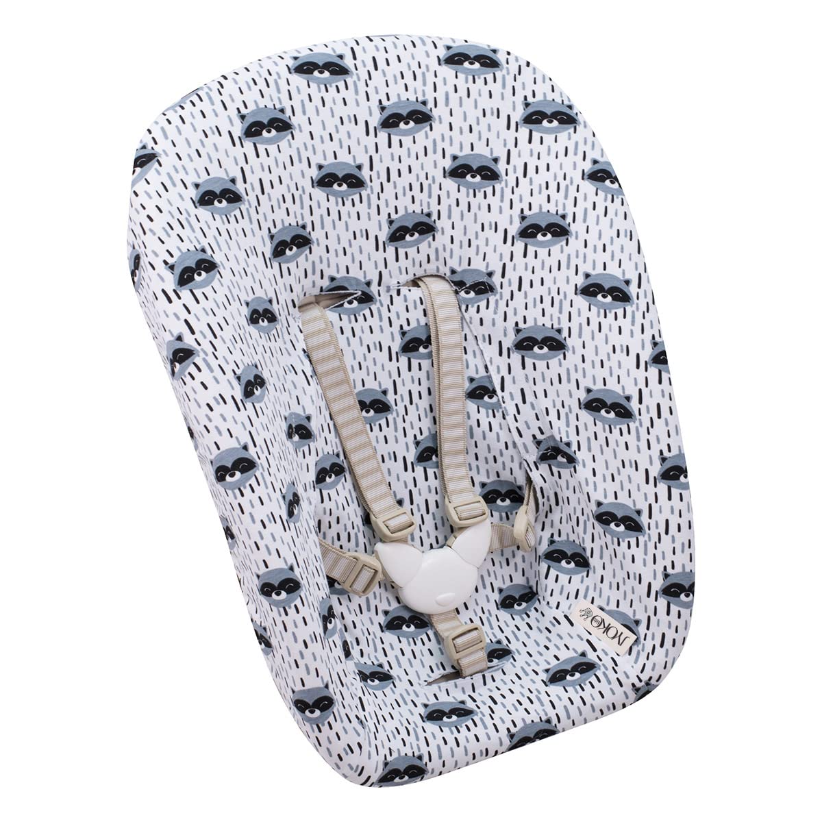 JYOKO Kids Funda de Algodón Compatible con Stokke Newborn (Raccoon)