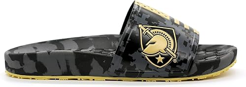 Miniatura 22 de Hype NCAA Team Graphic and Color Unisex Quick Dry Slydr Sandalia Marea carmesí de Alabama,Clemson Tigers,Louisville Cardinals,Army Black