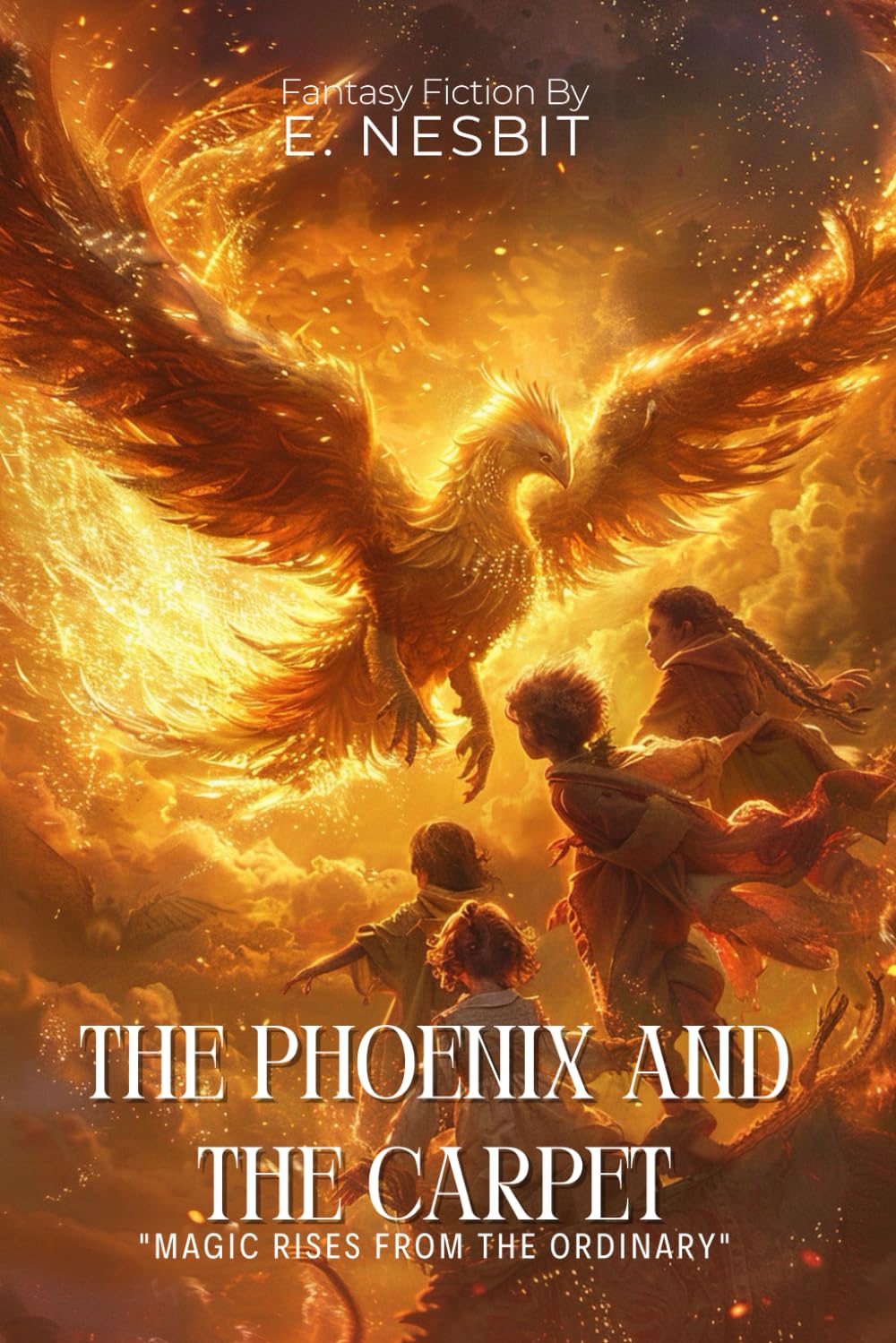 The Phoenix and the Carpet By E. Nesbit (Illustrated & Annotated): A Magical Flying Adventure with an Ancient Bird of Wonder