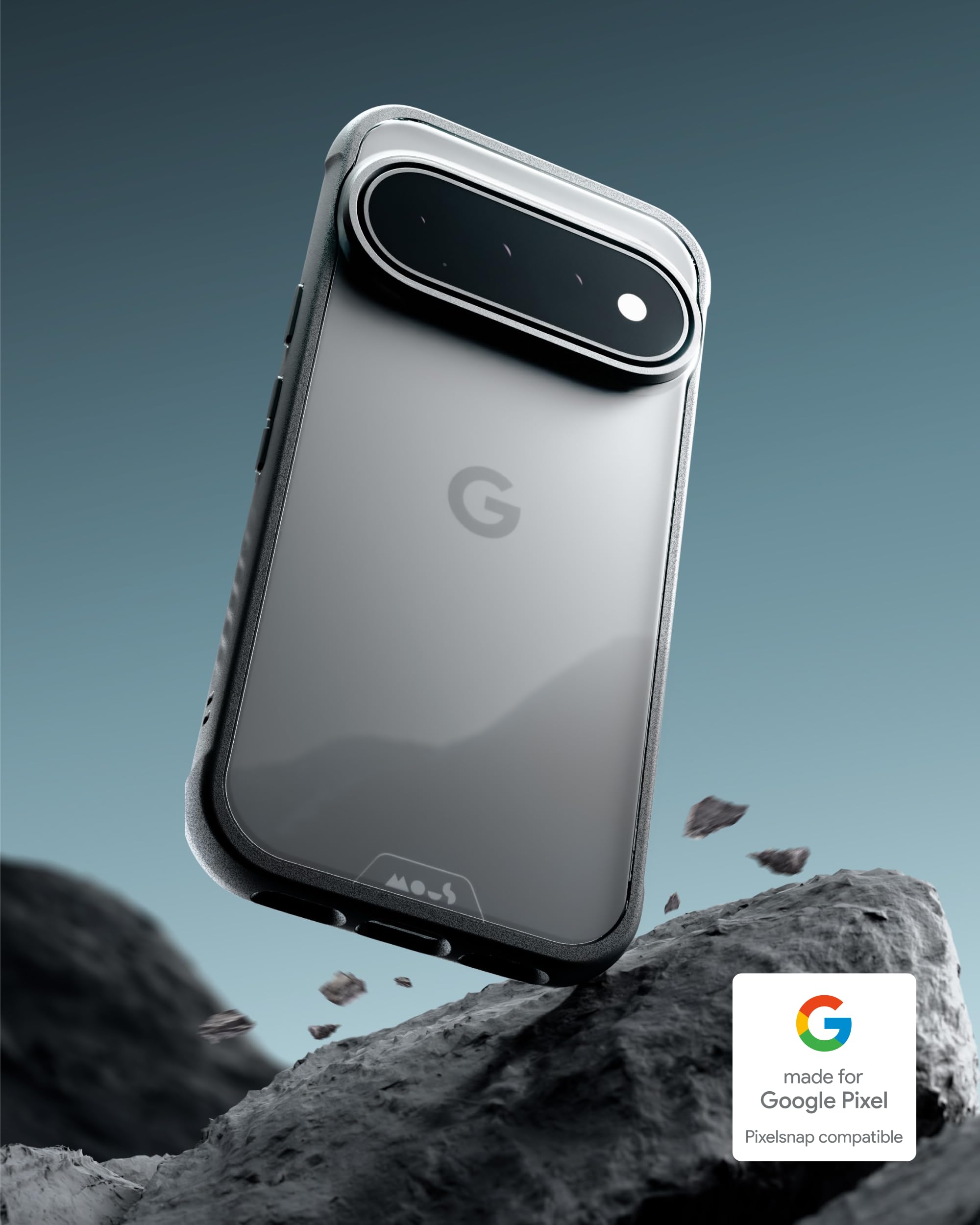 Mous Funda Transparente para Pixel 11 Pro XL,Antiamarilleamiento, Antigolpes y Resistente a Arañazos