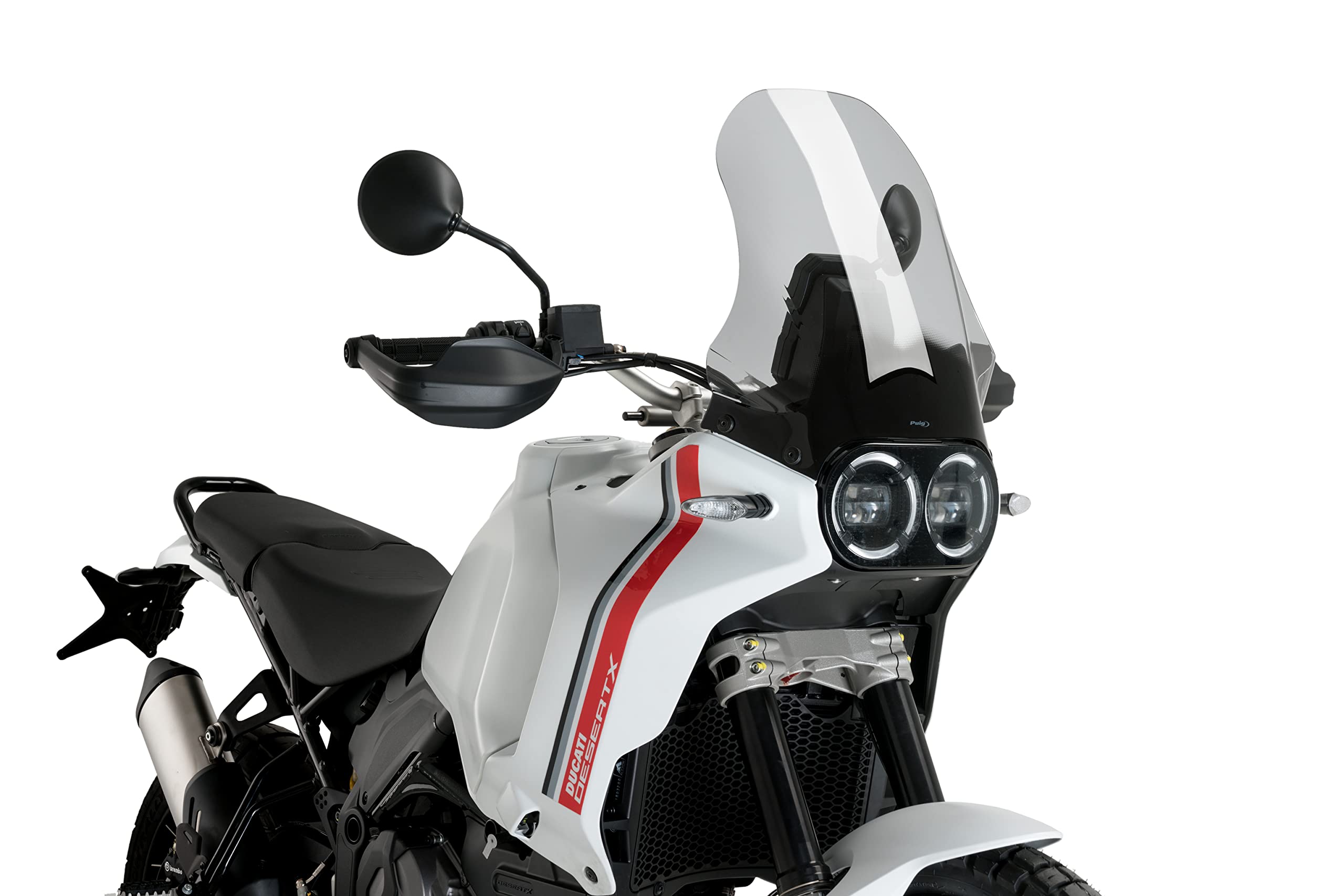 Puig Touring Screen | Light Smoke | Ducati Desert X 2022>Current