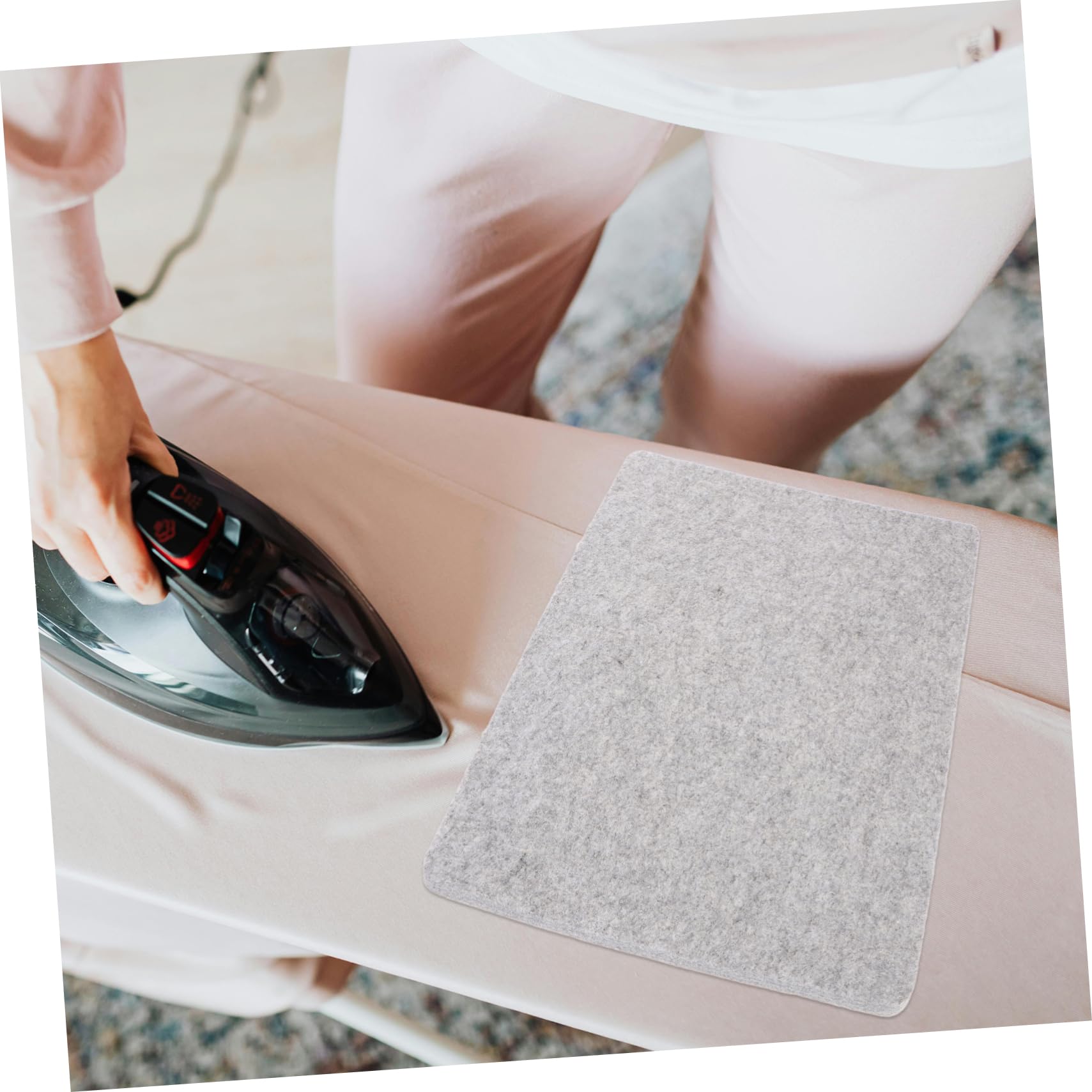 Tavola Da Stiro Portatile Feltro Per Cucito Tappetino Antiscivolo Per Stiratura Con Isolamento Termico Facile Da Installare Su Superfici Piane