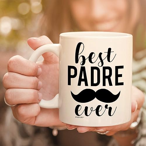 Miniatura 2 de Taza del Día del Padre para papá – Taza de café «Best Padre Ever» – Taza de café hispana latina de 11 oz para Papi, Día de los Padres – Taza de Café