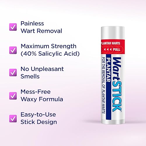 Miniatura 2 de WartStick Plantar - Removedor de verrugas plantares de ácido salicílico de máxima resistencia, 0.34 onzas