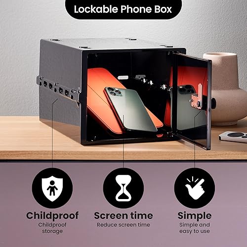 Miniatura 8 de Lockabox - Caja con cerradura para alimentos, medicina y electrónica, caja de utilidad con cerradura combinada, caja confiable con cerradura para