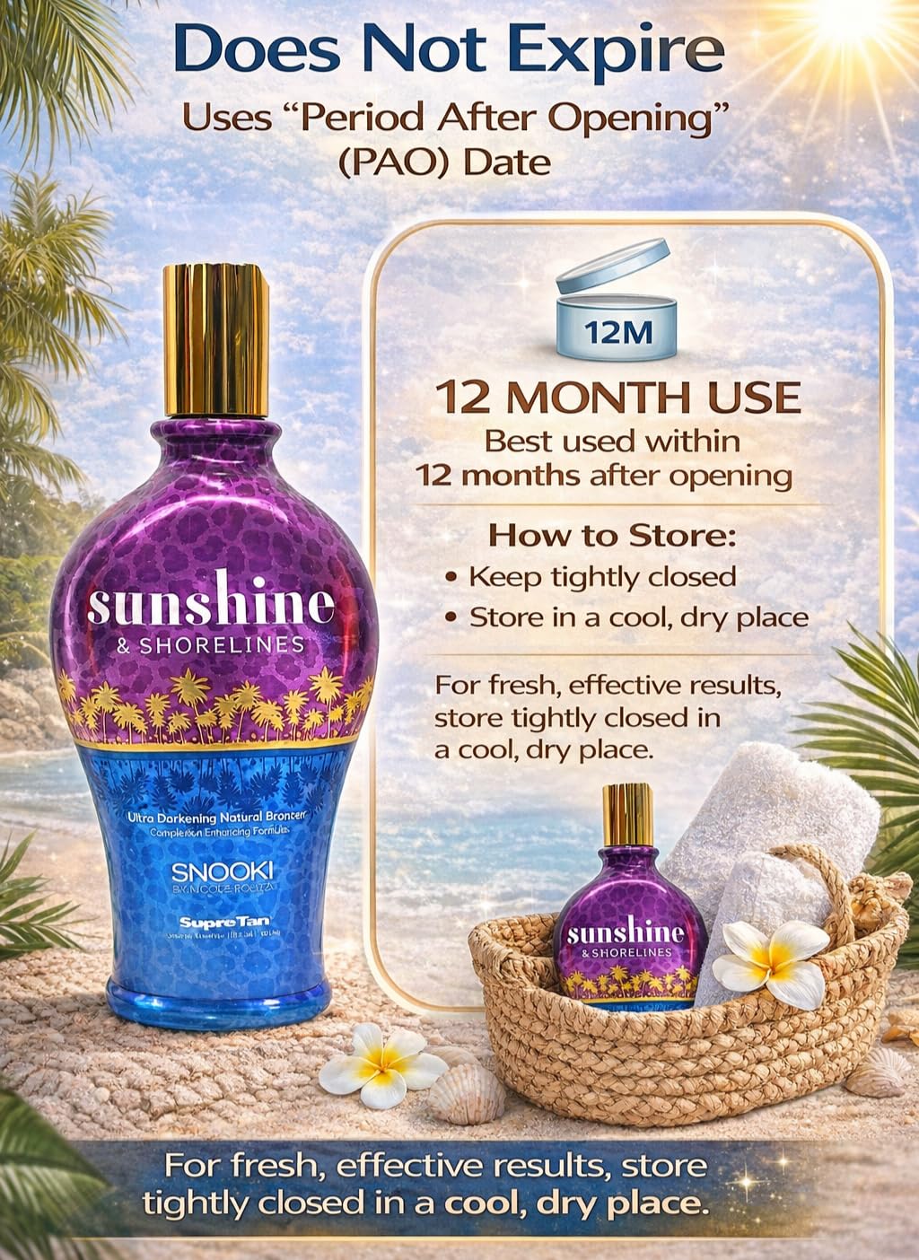 Amazon.com : Supre Snooki Sunshine & Shorelines Ultra Darkening