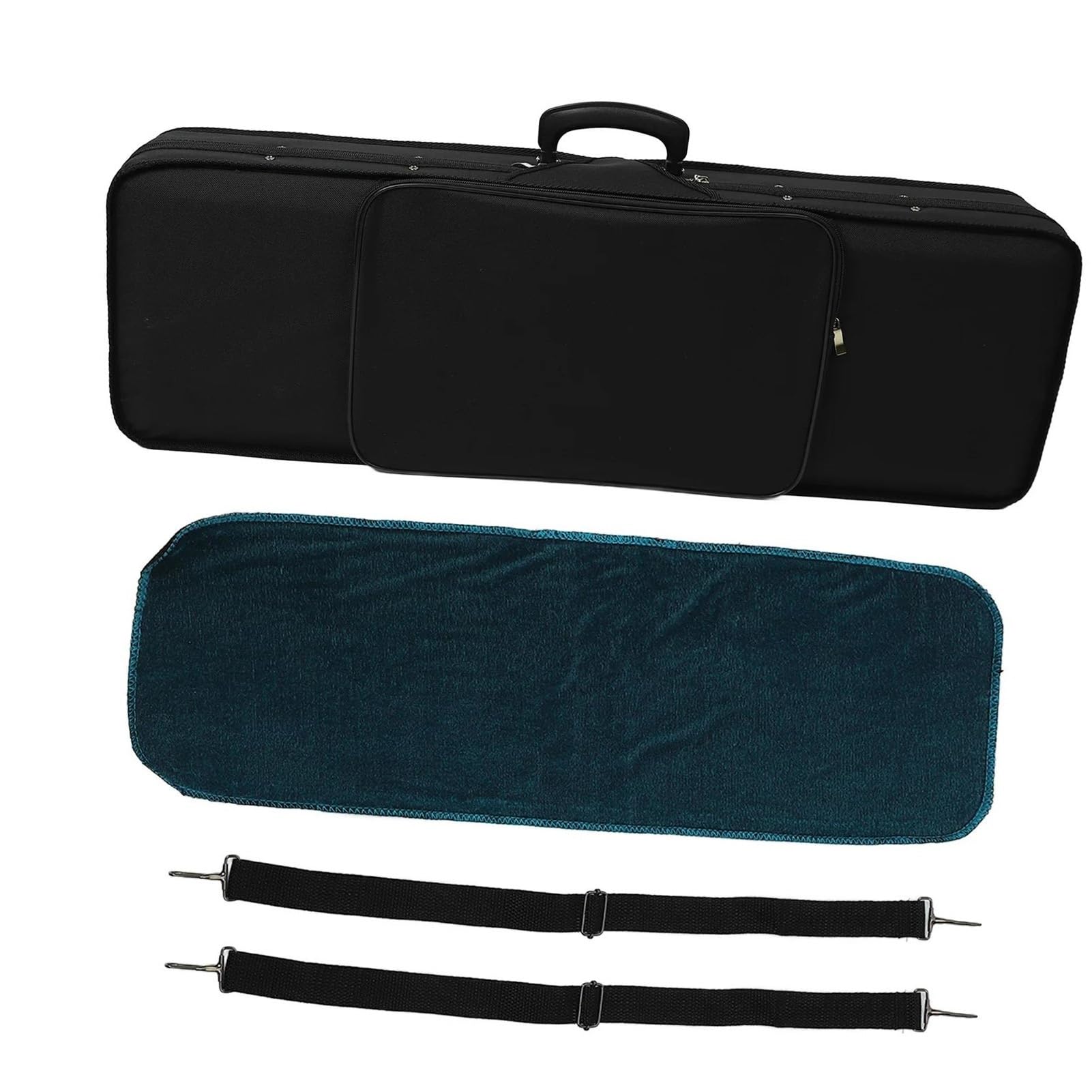 Estuche Rígido Para Violín 4/4, Caja De Violín Ligera De Espuma De Tela Oxford Rectangular Para Suministros De Violín Violinista Estuche para violín