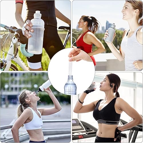 Miniatura 6 de 3 bandejas largas de silicona para palitos de hielo con tapa, bandeja para cubitos de hielo para botella de agua con material fácil de empujar y